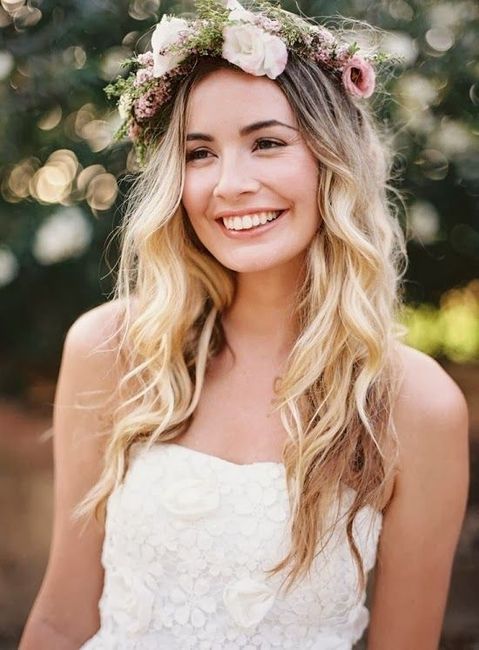 Peinados con ondas para novias