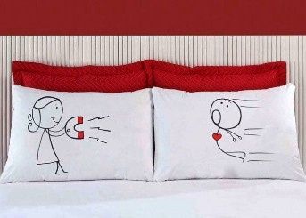 Almohada romántica