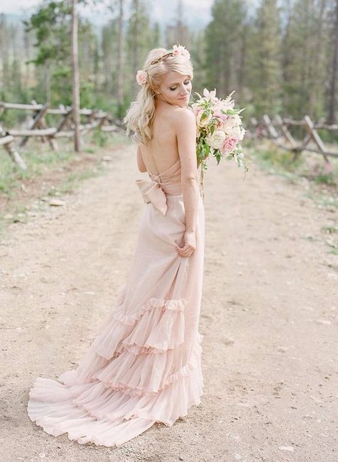 Vestido novia color