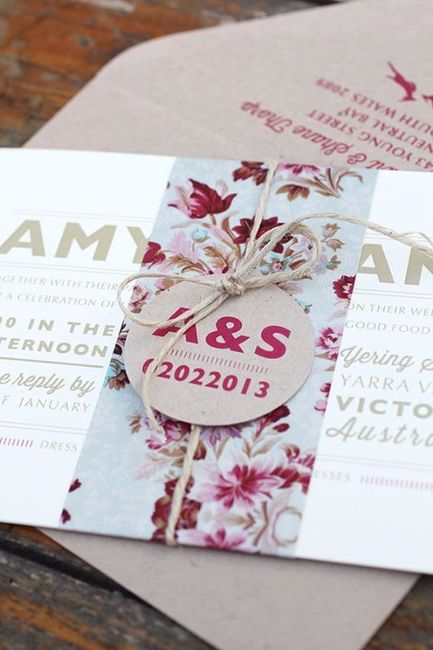 Vintage wedding invitations. Which one do you prefer? 4