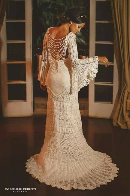 5 wedding dresses crochet. Choose your favorite! 2