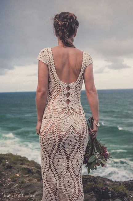 5 wedding dresses crochet. Choose your favorite! 4