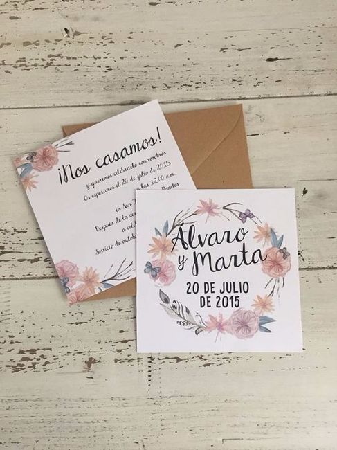 Invitación boda