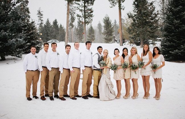 Boda en la nieve