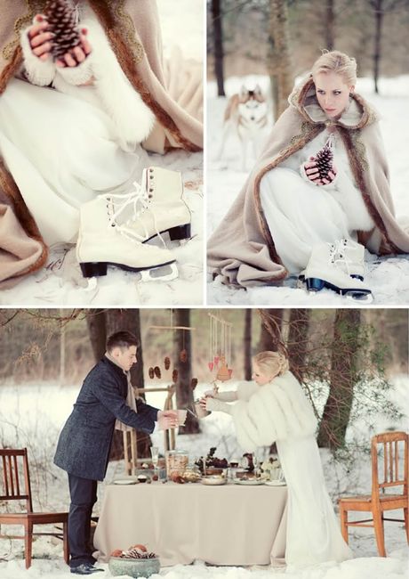 Boda en la nieve