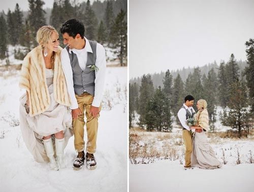 Boda en la nieve