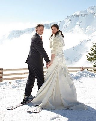 Boda en la nieve