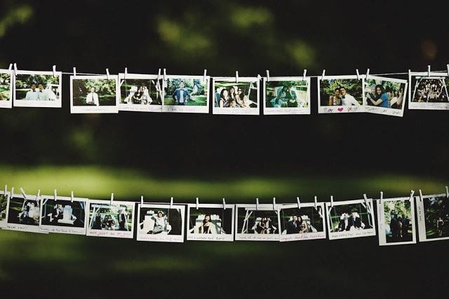 Una boda con Polaroid