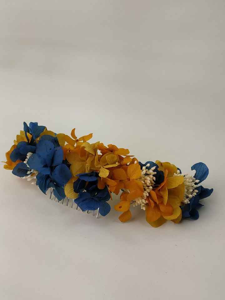 Tocados de flores ¿frescas, secas o artificiales? - 1
