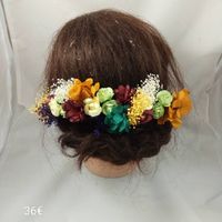 Tocados de flores ¿frescas, secas o artificiales? - 2