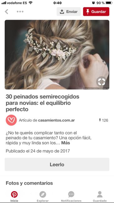 Vestido y prueba peinado - 1