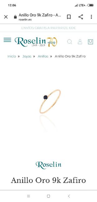 😭😭😭 anillo de compromiso - 1