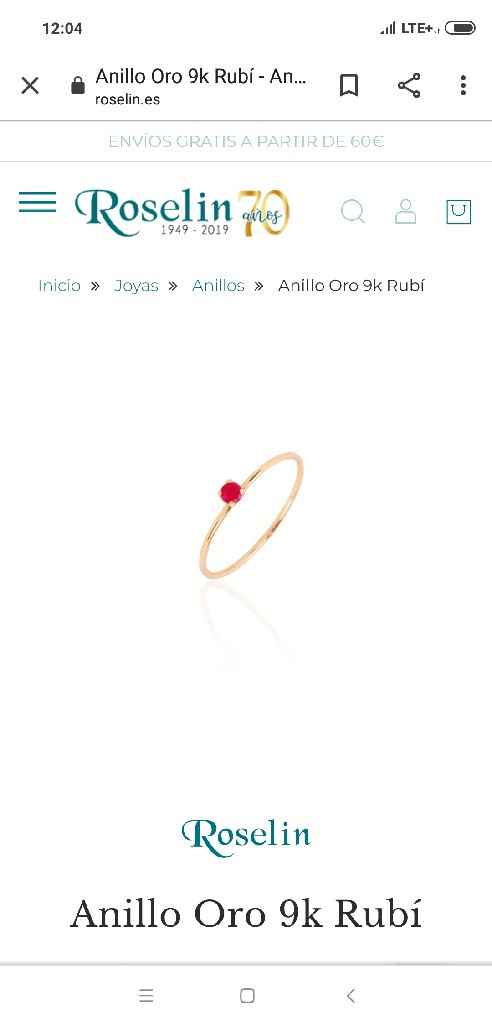 😭😭😭 anillo de compromiso - 2
