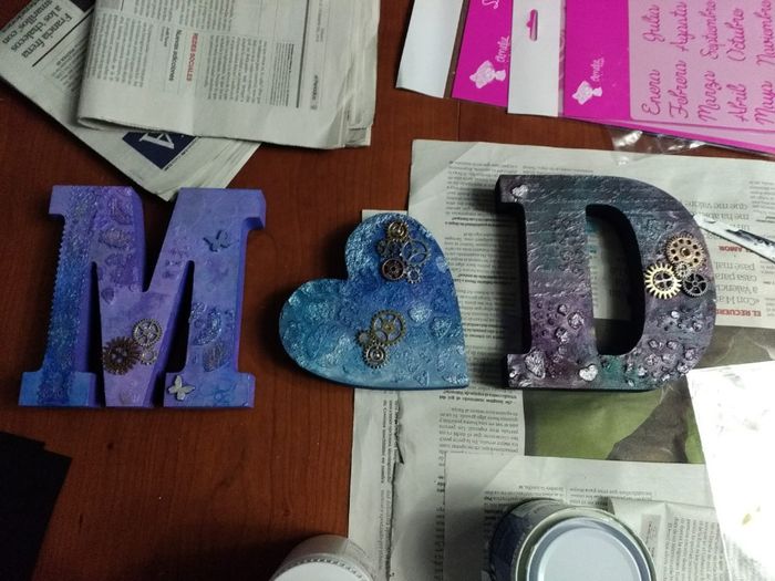 Letras decoradas