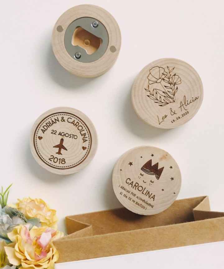 Abridores madera o bambú personalizados - 2