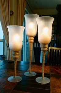 frosted candle holder 5