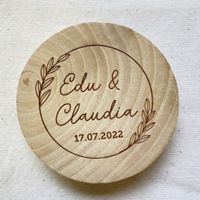 Abridores madera o bambú personalizados - 1
