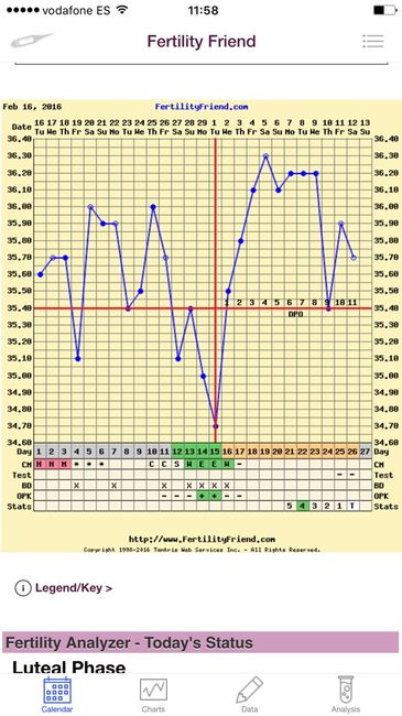 Decálogo de las gráficas de temperatura basal - 1