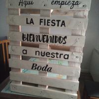 cartel de bienvenida