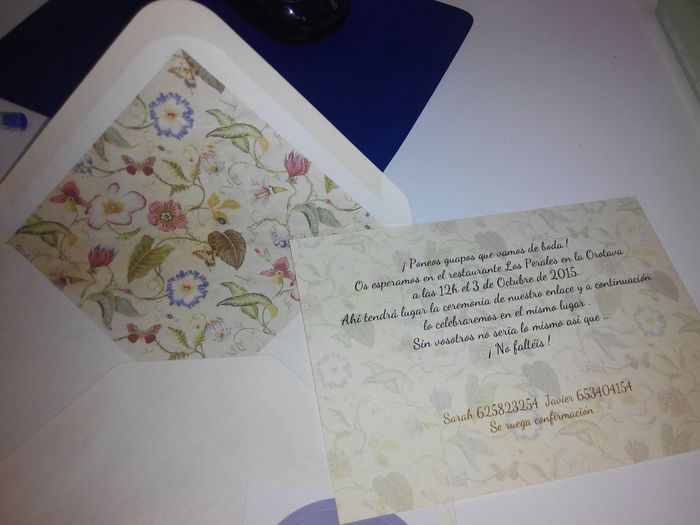 Invitaciones diseñadas por mí - 2