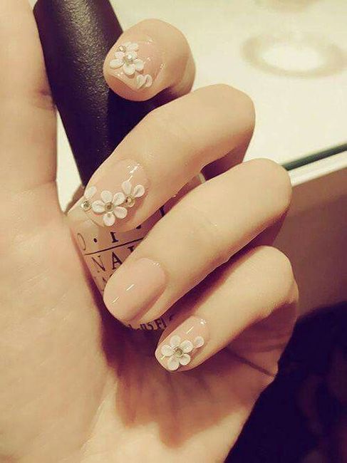 Os gustan estas uñas para novia? - 1