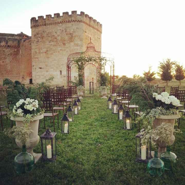 En un castillo