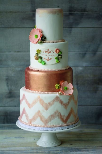  Tartas con un toque en bronce - 6