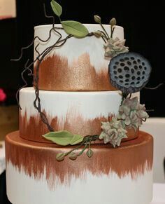  Tartas con un toque en bronce - 8