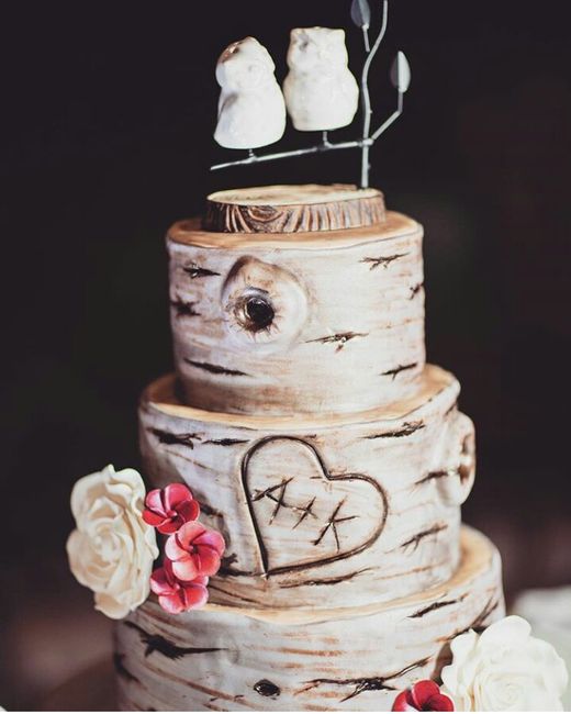  Tartas nupciales con un toque rústico - 2