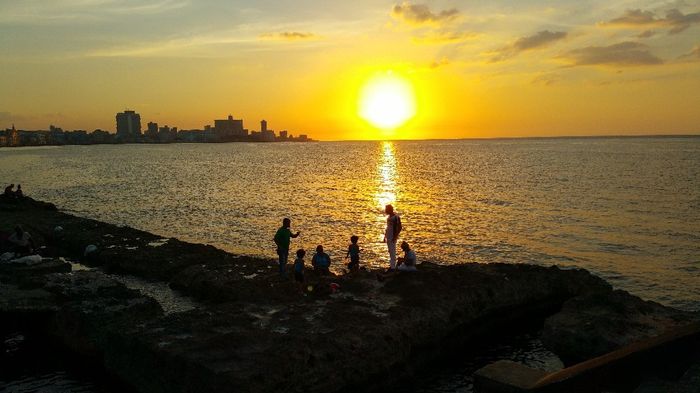 atardecer en malecón