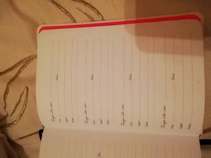 Agenda bodas - 6