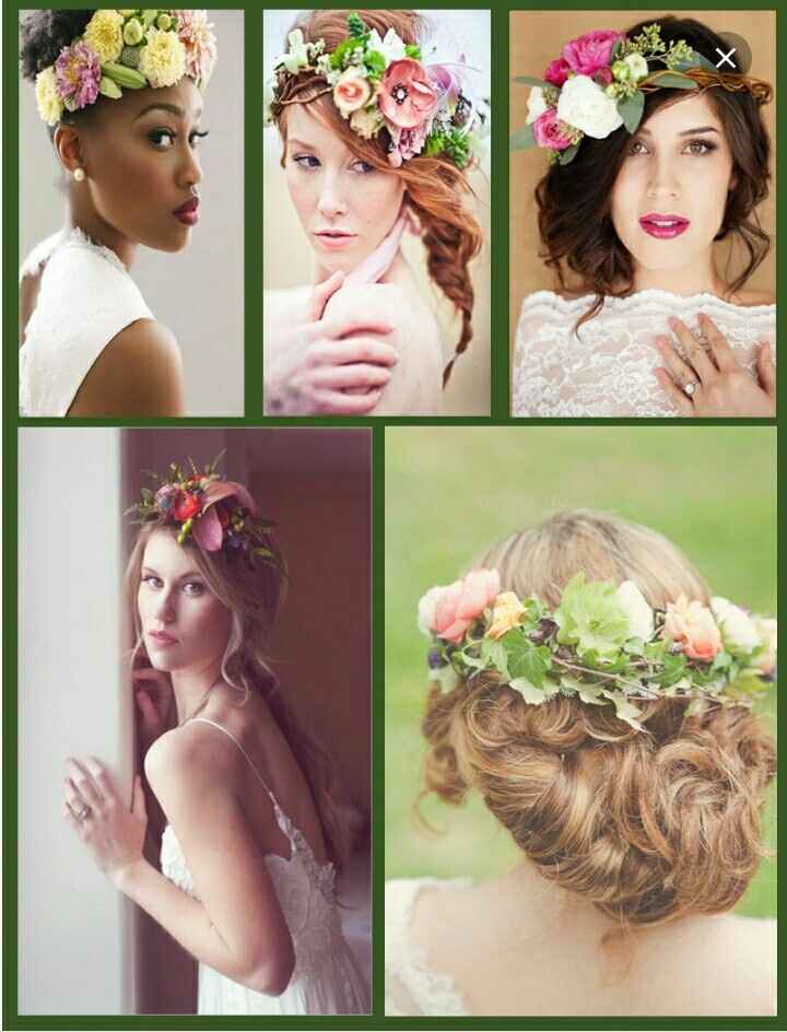 ¿adorno floral en el pelo?' - 1