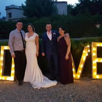 Letras gigantes para boda - 1