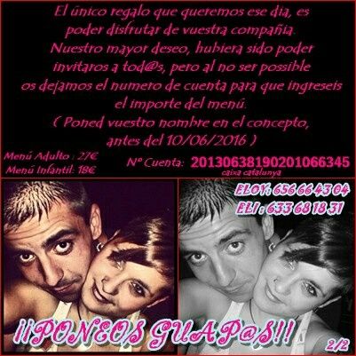 Nuestras invitaciones por watsaap! - 2