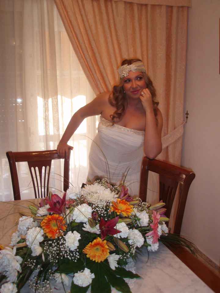 Posando para el fotografo