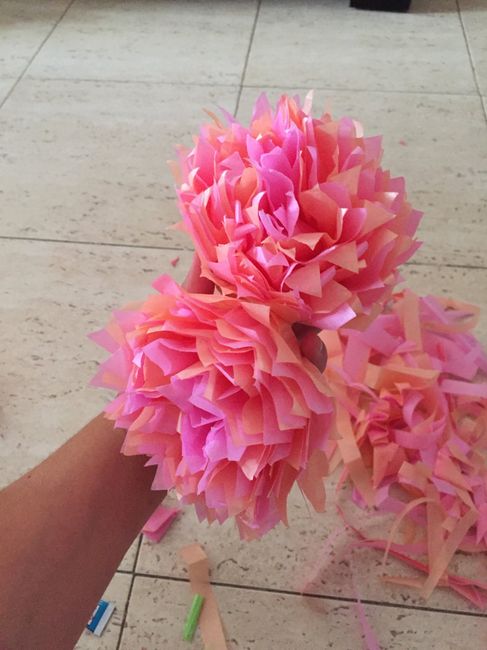  Flores con papel de seda! - 2