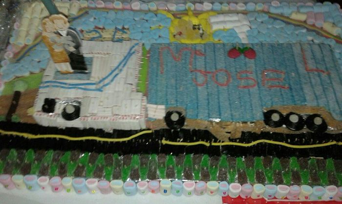 Tartas de chuches para boda 1