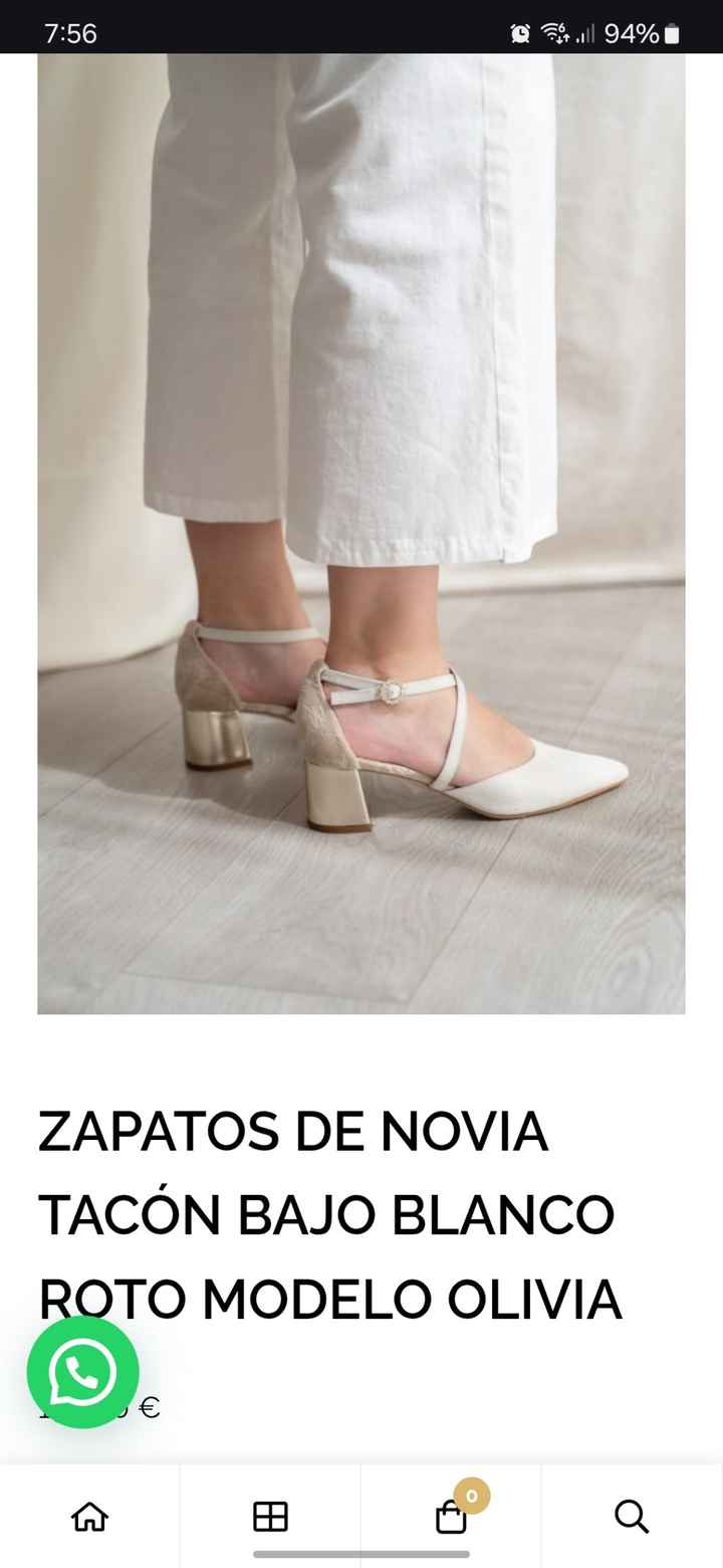 Zapatos de novia talla grande - 1