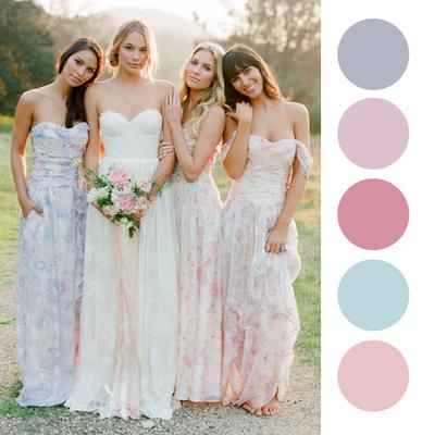 ¿Qué color elegirías para tus damas de honor? - 1