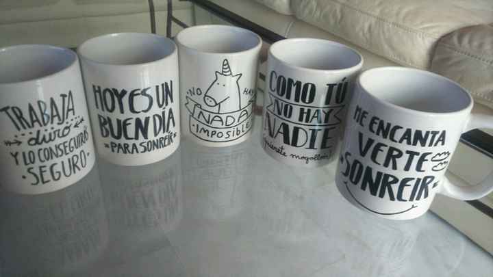 Mis detalles para los invitados, tazas estilo mr wonderful - 1