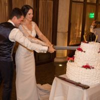 Corte de la tarta nupcial