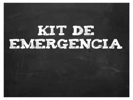 kit emergencia