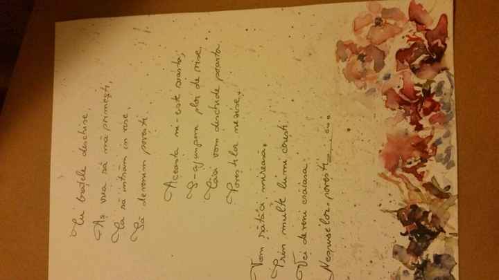 Invitaciones pintadas a mano - 5
