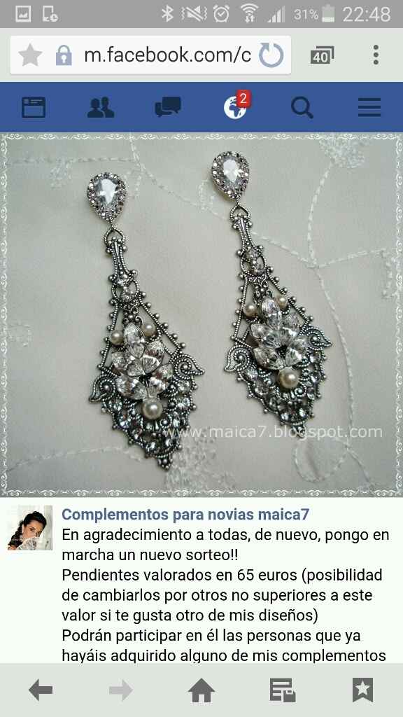 Peineta y pendientes!!!! - 6