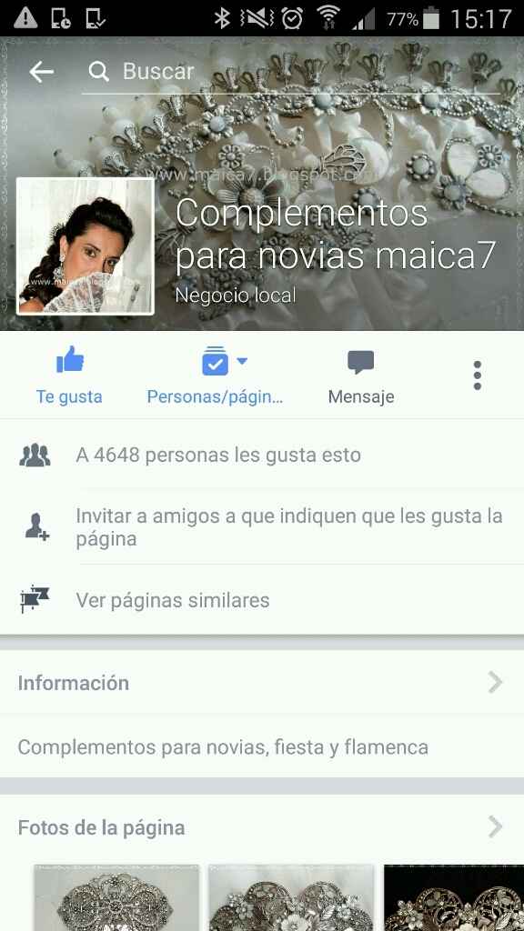 Pendientes y peineta - 1
