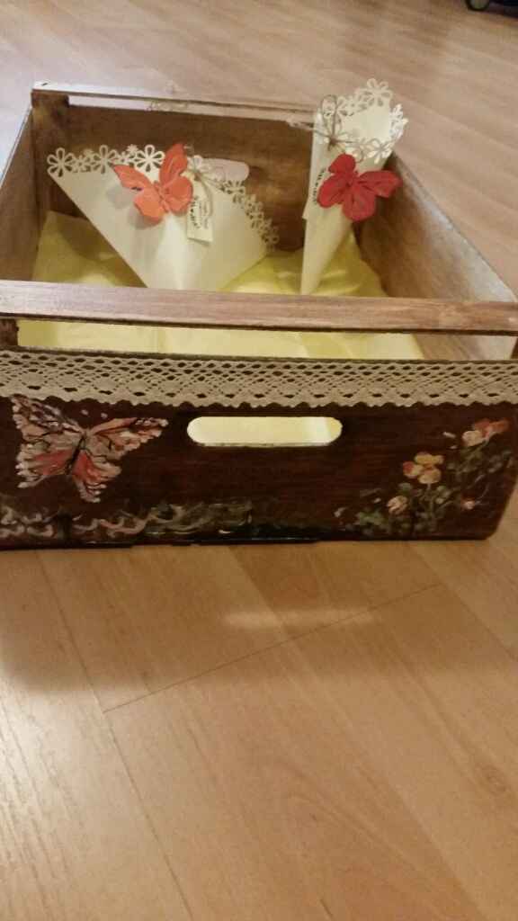 Caja de madera pintada - 3