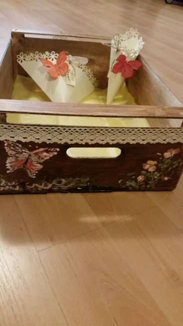 Caja de madera pintada - 3