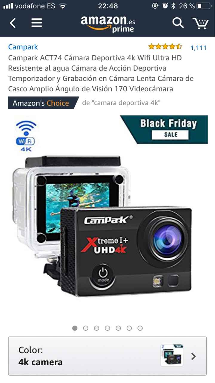  Cámara go pro - 1