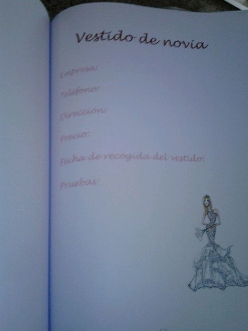 Mi agenda de boda - 7