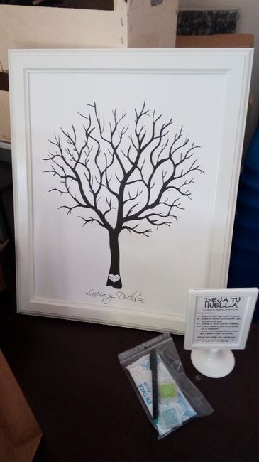 Más cositas!!..mi árbol de huellas - 2
